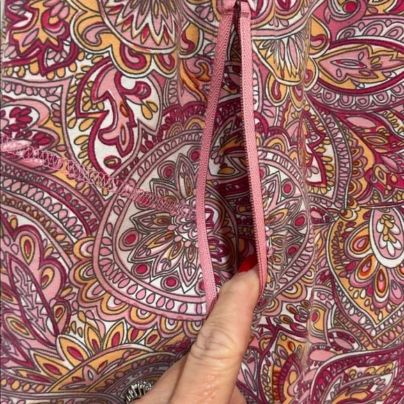 T by Talbots Pink Paisley Skort - Picture 2 of 9